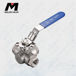 進口內螺紋三通球閥