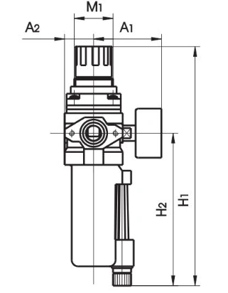 進(jìn)口氣動(dòng)減壓閥尺寸