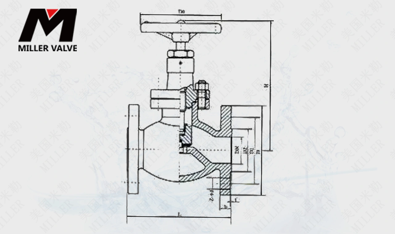 進(jìn)口法蘭截止閥尺寸
