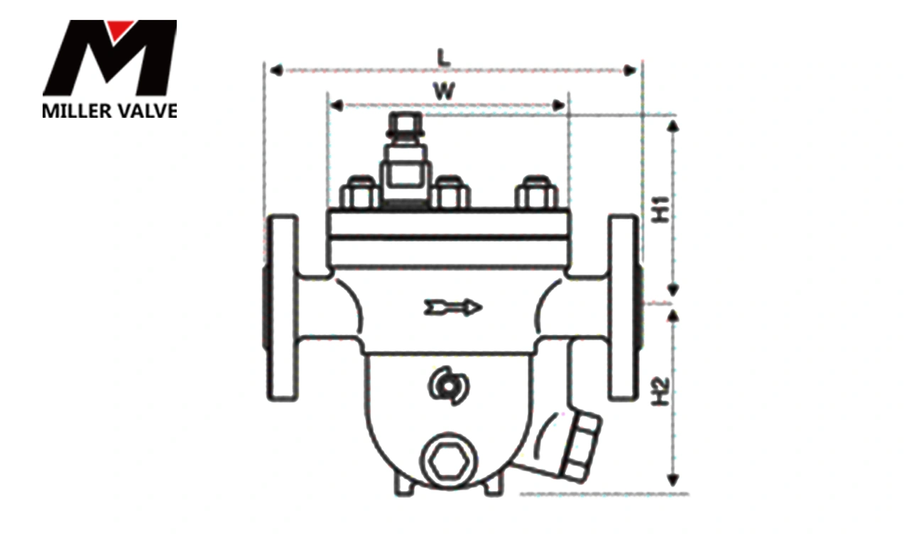 進(jìn)口蒸汽氣動疏水閥尺寸